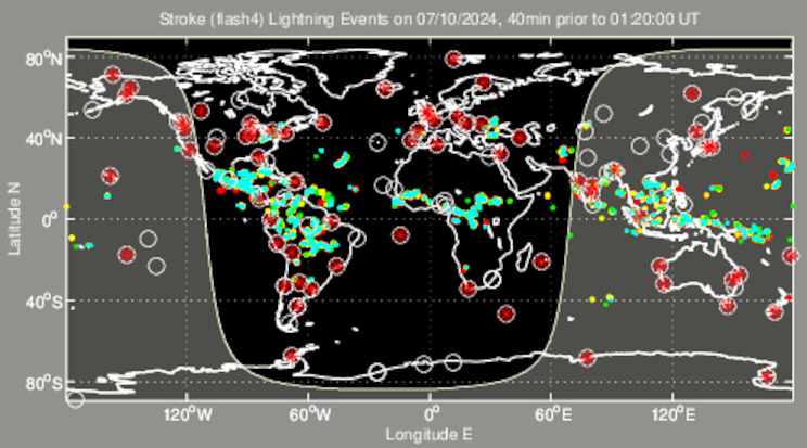 WWLL Earth map